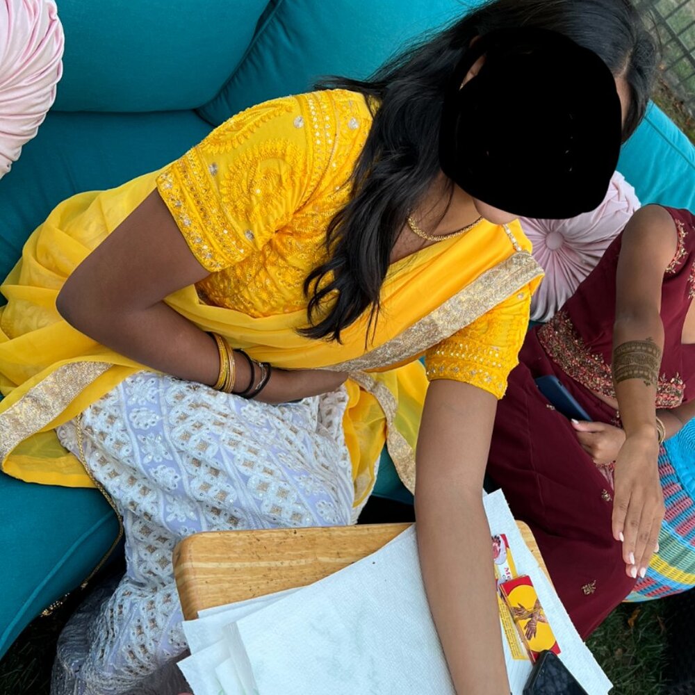 Yellow and White Lehenga / Lengha / Indian outfit / Chania Choli